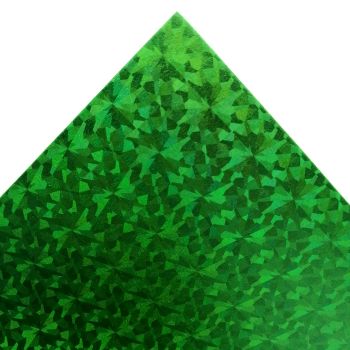 Фоамиран 2мм зелёный голограмма 20*30см А4