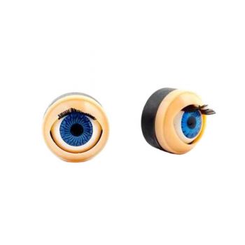 Глазки моргающие 15мм голубые для игрушек кукол - пара