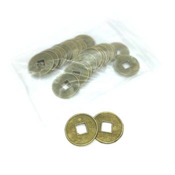 Монеты китайские бронза 16мм - 25шт