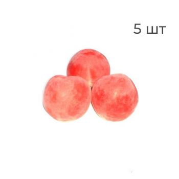 Муляж персик розовый 3,5см - 5шт