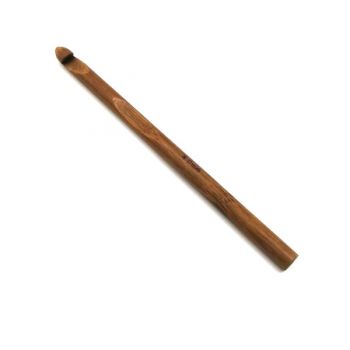 Крючок для вязания бамбук 8мм 16см