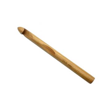 Крючок для вязания бамбук 15мм 20см