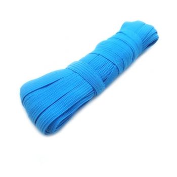 Резинка швейная бельевая голубая 10мм - 1м
