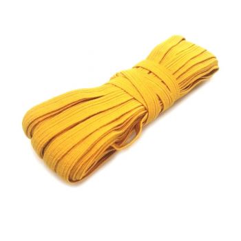 Резинка швейная бельевая жёлтая 10мм - 1м