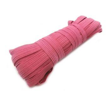 Резинка швейная бельевая тёмно-розовая 10мм - 1м