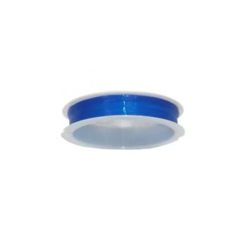 Нить-резинка для бисера и браслетов силиконовая синяя 0,6мм 12м