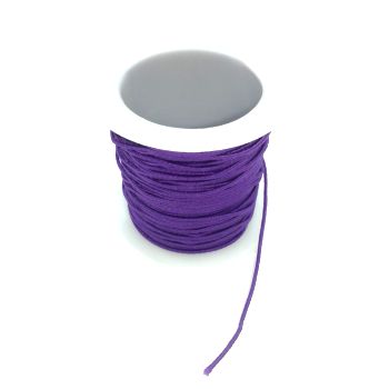 Резинка шляпная 1мм фиолетовая - 10м