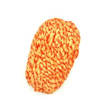 Пряжа микрофибра оранжевая - микрополиэстер 100%, 100г 62м
