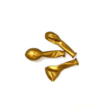 Шар воздушный d=13см металлик золотой Gemar