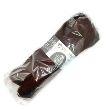 Шерсть для валяния полутонкая - 17-Шоколад - гребенная лента 50г