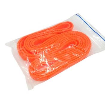 Шнурки 100 см, оранжевые, ширина 10мм