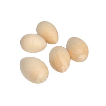 Яйца из дерева заготовки 4-4,5см - 5шт