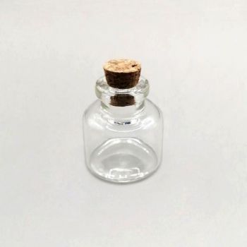 Колбочка (бутылочка) с пробкой маленькая 22*25мм