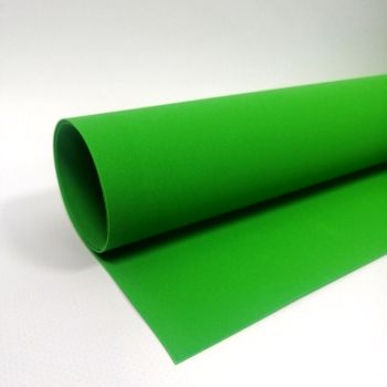 Фоамиран иранский зелёный 1мм 60*70см для флористики 1лист