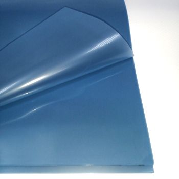 Плёнка упаковочная глянцевая голубая 58*58см - 1шт