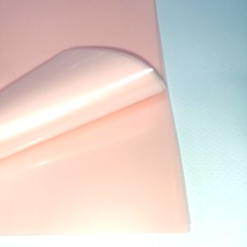 Плёнка упаковочная глянцевая светло-розовая 58*58см - 1шт